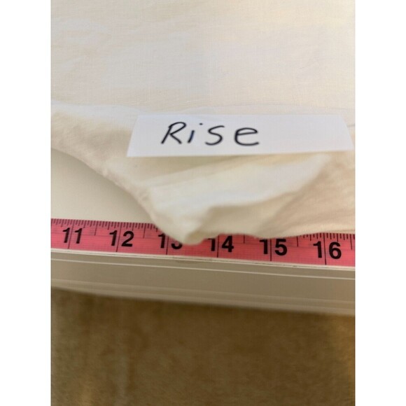 Ellen Tracy Womans Pull On 100% Linen Trousers Size XL Beachy Vacay Travel Boho - Picture 8 of 13